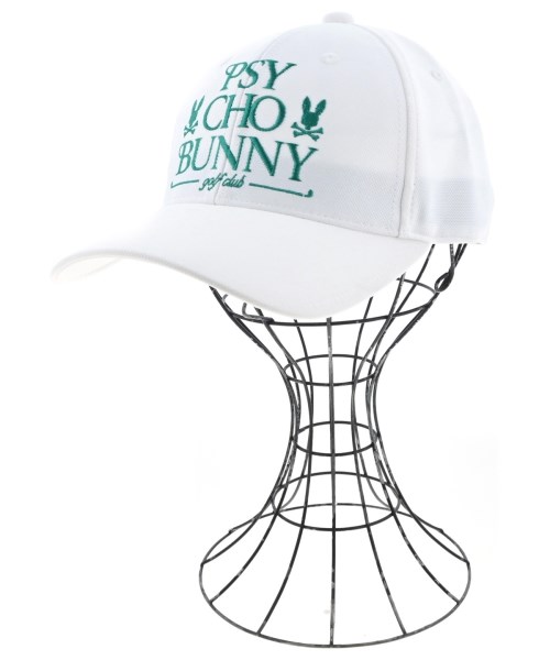 Psycho Bunny(サイコバニー)キャップ 白 サイズ:F/2200679684091