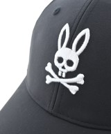 Psycho Bunny（サイコバニー）キャップ 黒 サイズ:F メンズ/2200679684121