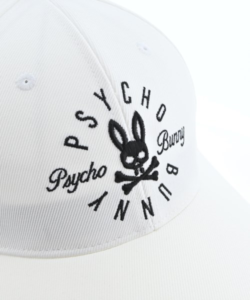 Psycho Bunny（サイコバニー）キャップ 白 サイズ:F メンズ/2200679684152