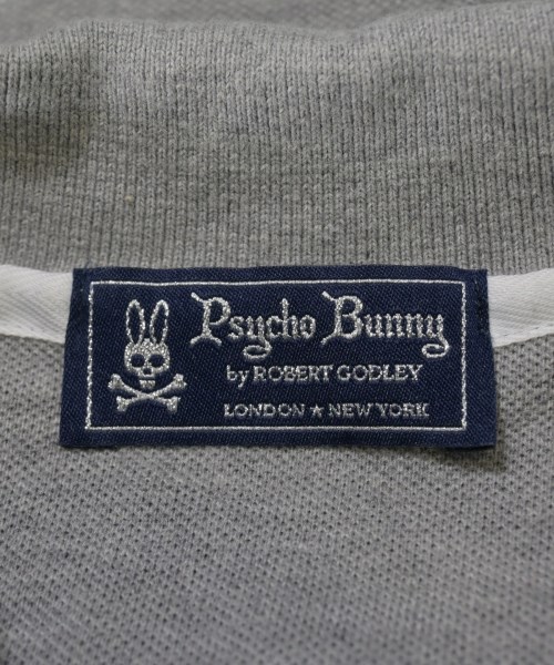 Psycho Bunny（サイコバニー）ポロシャツ グレー サイズ:S メンズ/2200648493044