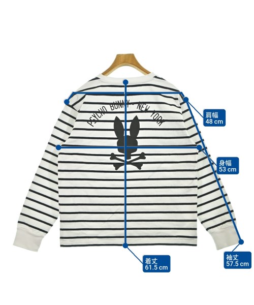 Psycho Bunny（サイコバニー）Tシャツ・カットソー 白 サイズ:M メンズ/2200650069046