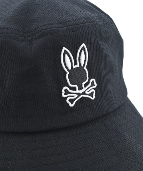 Psycho Bunny（サイコバニー）ハット 黒 サイズ:F メンズ/2200706251357