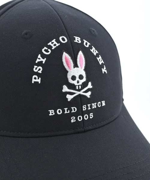 Psycho Bunny（サイコバニー）キャップ 黒 サイズ:- メンズ/2200706251364
