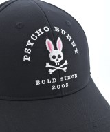 Psycho Bunny（サイコバニー）キャップ 黒 サイズ:- メンズ/2200706251364