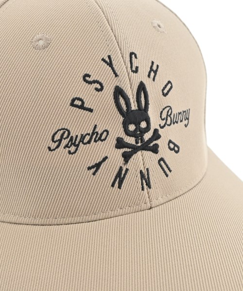Psycho Bunny（サイコバニー）キャップ ベージュ サイズ:F メンズ/2200706251470