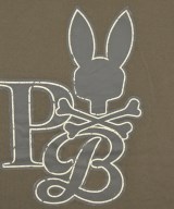 Psycho Bunny（サイコバニー）Tシャツ・カットソー カーキ サイズ:XL メンズ/2200707050010