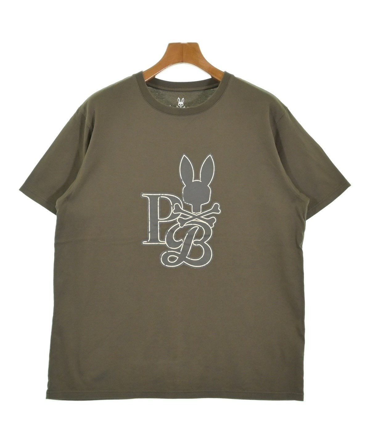 Psycho Bunny（サイコバニー）Tシャツ・カットソー カーキ サイズ:XL