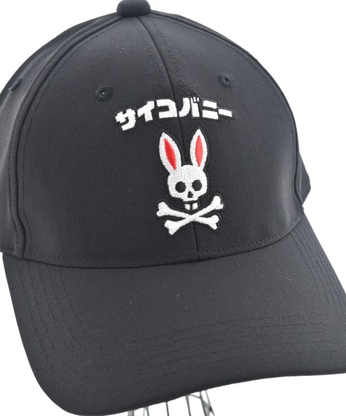 Psycho Bunny（サイコバニー）キャップ 黒 サイズ:F メンズ/2200720546729