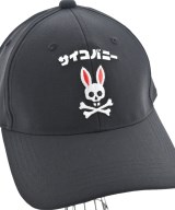 Psycho Bunny（サイコバニー）キャップ 黒 サイズ:F メンズ/2200720546736