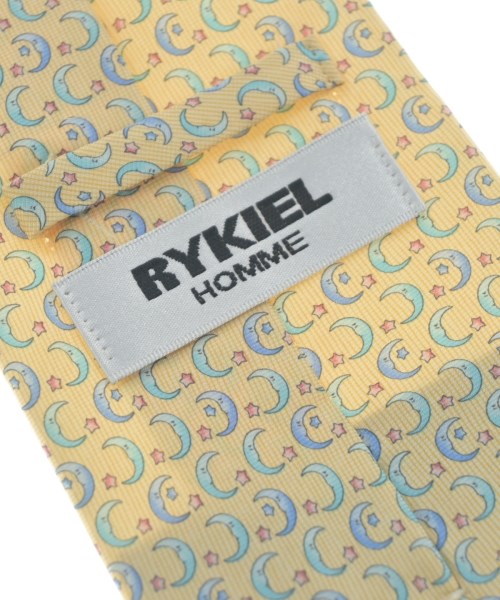 RYKIEL HOMME（リキエル　オム）ネクタイ 黄 サイズ:- メンズ/2200617629160