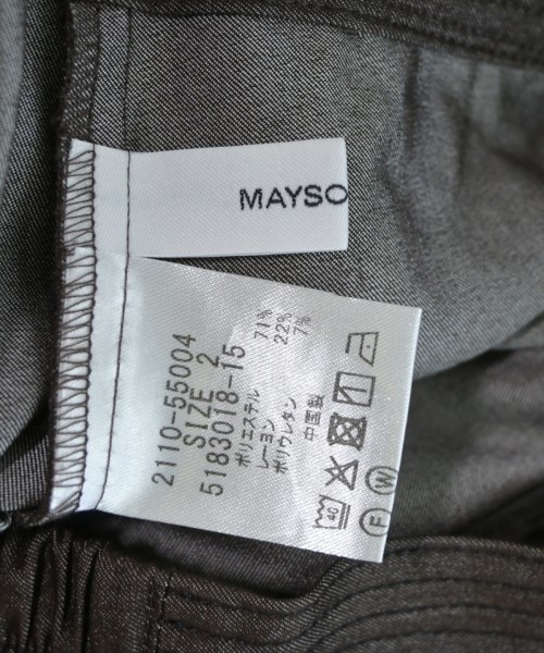 MAYSON GREY（メイソン　グレイ）その他 茶 サイズ:2(M位) レディース/2200627262036