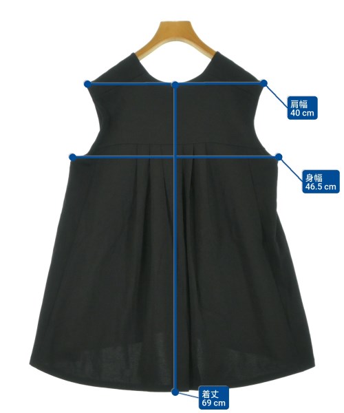 MAYSON GREY（メイソン　グレイ）ノースリーブ 黒 サイズ:2(M位) レディース/2200617057161