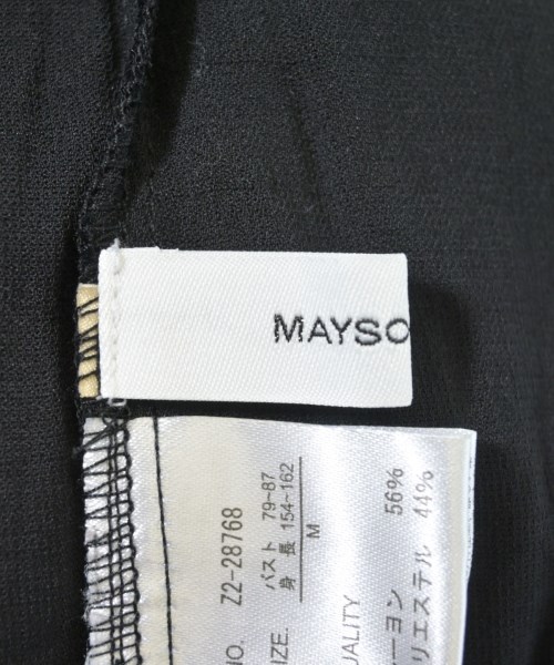 MAYSON GREY（メイソン　グレイ）ブラウス 黒 サイズ:M レディース/2200607406177