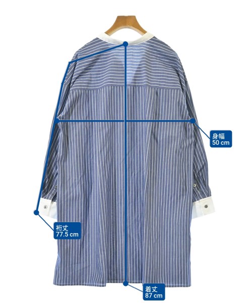 MAYSON GREY（メイソン　グレイ）シャツワンピース 紺 サイズ:1(S位) レディース/2200614318012