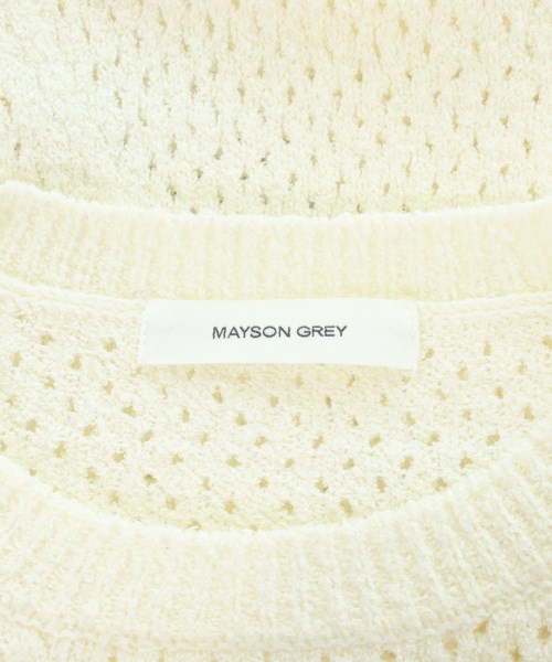 MAYSON GREY（メイソン　グレイ）ニット・セーター 白 サイズ:2(M位) レディース/2200694190010