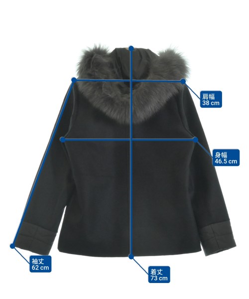 MAYSON GREY（メイソン　グレイ）ダウンジャケット/ダウンベスト 黒 サイズ:2(M位) レディース/2200641785177