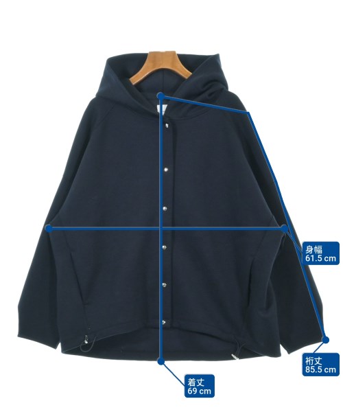 MAYSON GREY（メイソン　グレイ）パーカー 紺 サイズ:2(M位) レディース/2200639082028