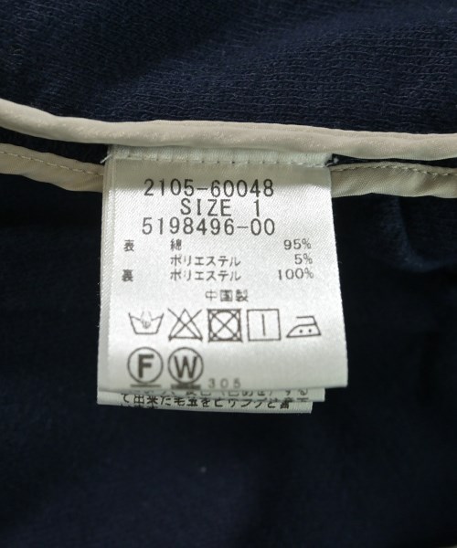 MAYSON GREY（メイソン　グレイ）テーラードジャケット 紺 サイズ:1(S位) レディース/2200647352021