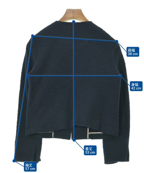 MAYSON GREY（メイソン　グレイ）テーラードジャケット 紺 サイズ:1(S位) レディース/2200647352021