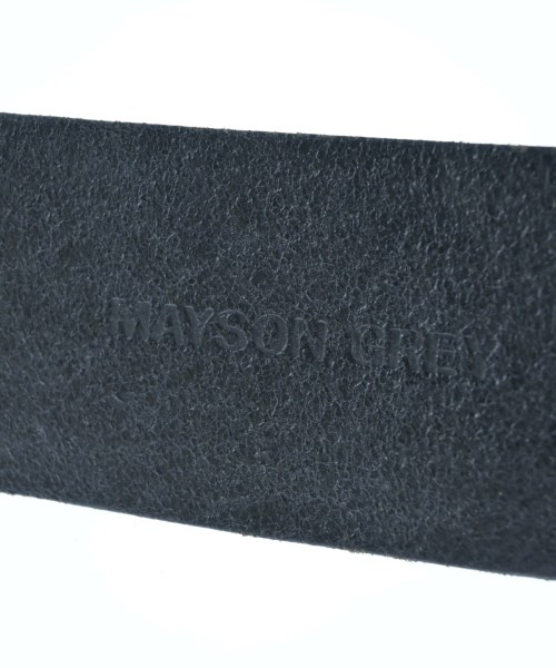 MAYSON GREY（メイソン　グレイ）ベルト 黒 サイズ:- レディース/2200683358131