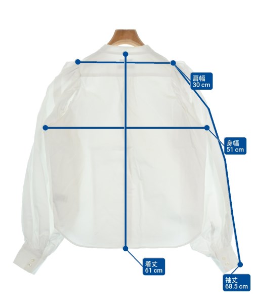 LUDLOW（ラドロー）カジュアルシャツ 白 サイズ:1(S位) レディース/2200643644786