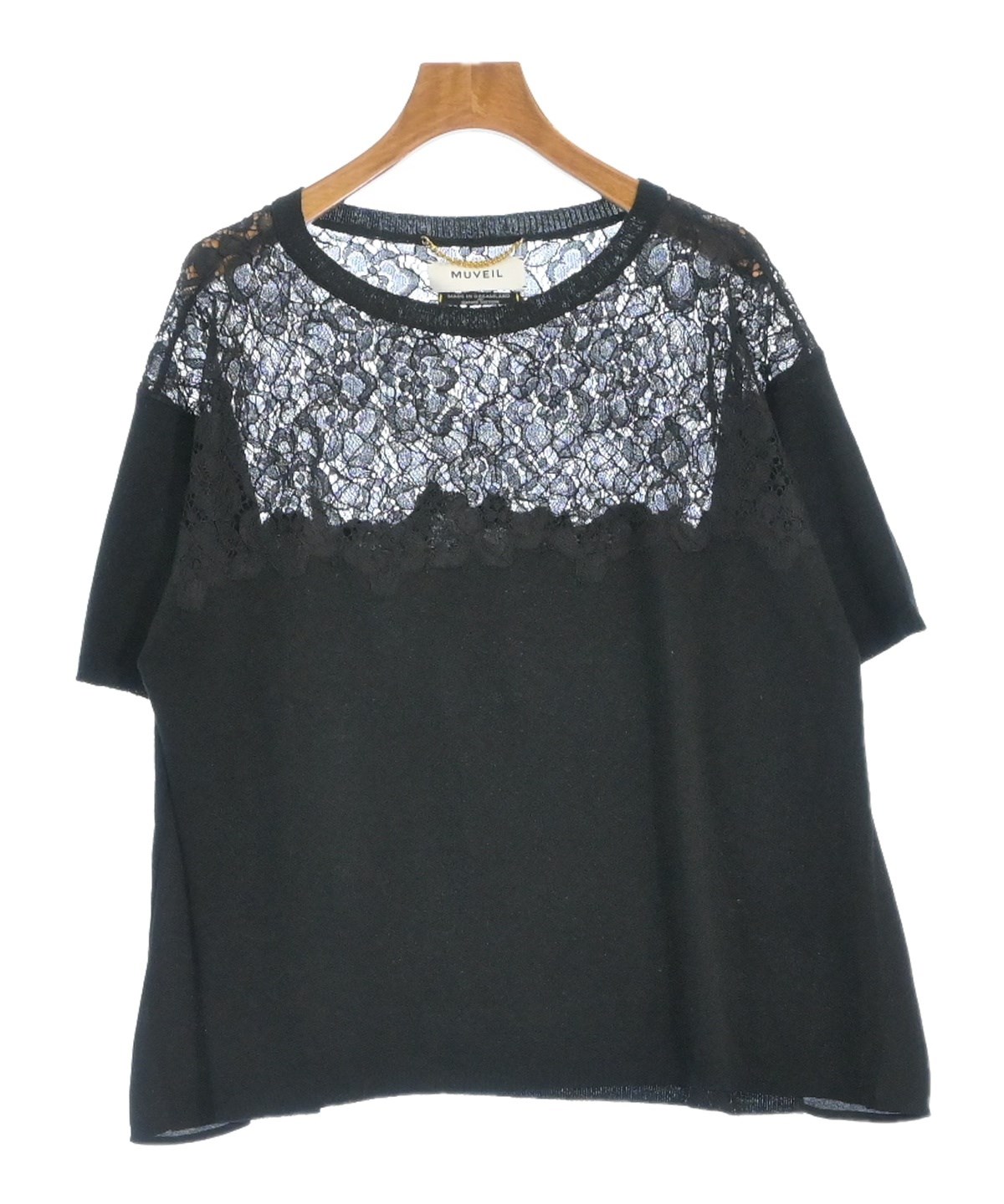 MUVEIL ブラック セーター 38 MUVEIL（ミュベール）ニット・セーター 黒 サイズ:38(M位) レディース