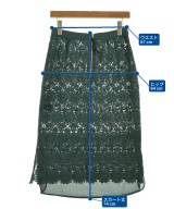 MUVEIL（ミュベール）ひざ丈スカート 緑 サイズ:40(M位) レディース/2200619591021