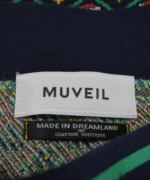MUVEIL（ミュベール）ひざ丈スカート 紺 サイズ:38(M位) レディース/2200636145023