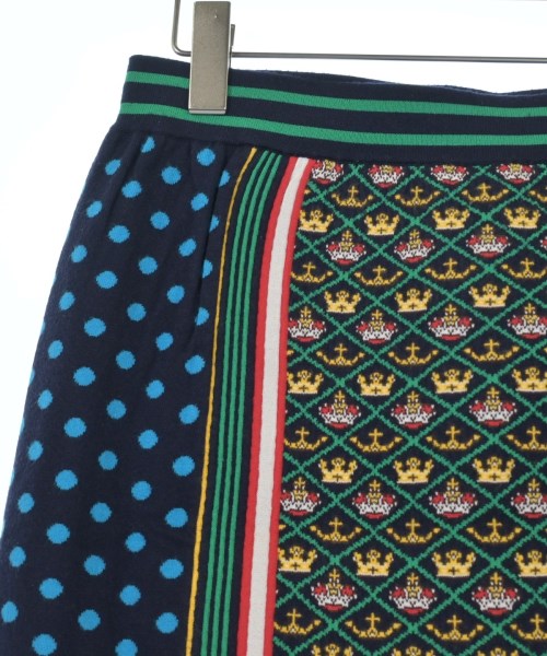 MUVEIL（ミュベール）ひざ丈スカート 紺 サイズ:38(M位) レディース/2200636145023