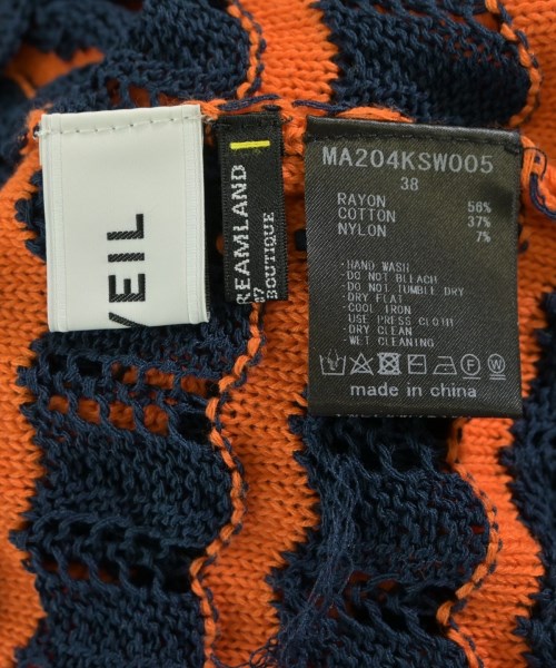 MUVEIL（ミュベール）ニット・セーター オレンジ サイズ:38(M位) レディース/2200621529333