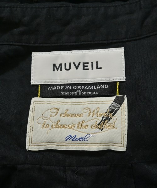 MUVEIL（ミュベール）カジュアルシャツ 黒 サイズ:38(M位) レディース/2200638139020