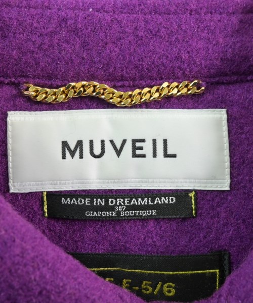 MUVEIL（ミュベール）カジュアルシャツ 紫 サイズ:36(S位) レディース/2200638139037