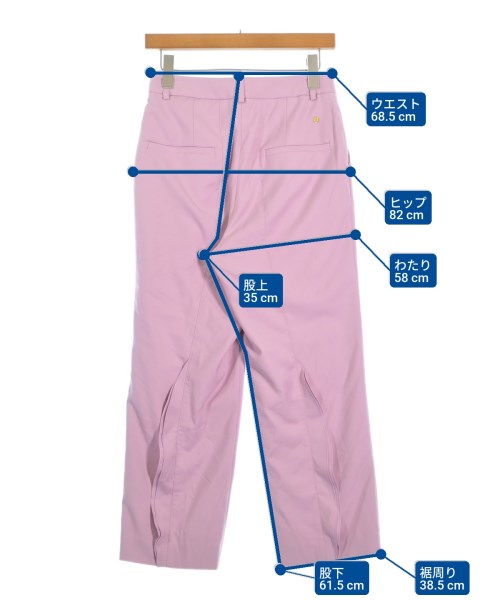 MUVEIL（ミュベール）スラックス ピンク サイズ:38(M位) レディース/2200640653019