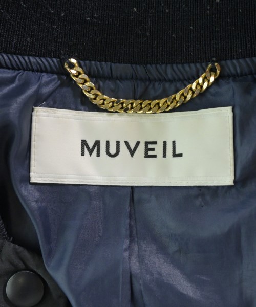 MUVEIL（ミュベール）ダウンジャケット/ダウンベスト 紺 サイズ:38(M位) レディース/2200624860013