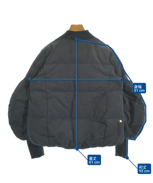 MUVEIL（ミュベール）ダウンジャケット/ダウンベスト 紺 サイズ:38(M位) レディース/2200624860013