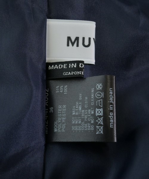 MUVEIL（ミュベール）ワンピース 紺 サイズ:36(S位) レディース/2200630519028