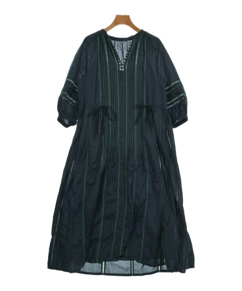 MUVEIL(ミュベール)ワンピース 紺 サイズ:36(S位)/2200630519035