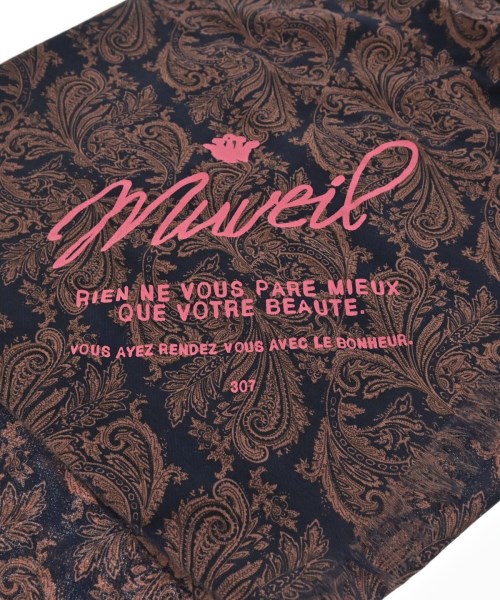 MUVEIL（ミュベール）ストール 黒 サイズ:- レディース/2200639530260