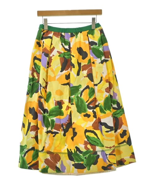 MUVEIL（ミュベール）ロング・マキシ丈スカート 黄 サイズ:38(M位) レディース/2200644601047