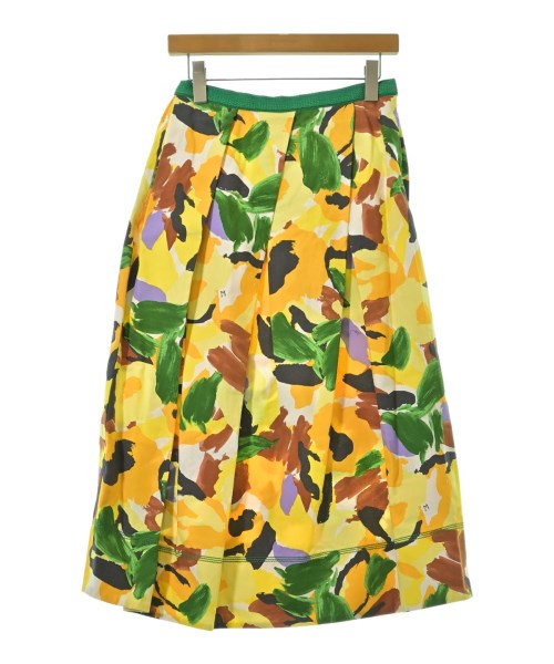 MUVEIL(ミュベール)ロング・マキシ丈スカート 黄 サイズ:38(M位)/2200644601054