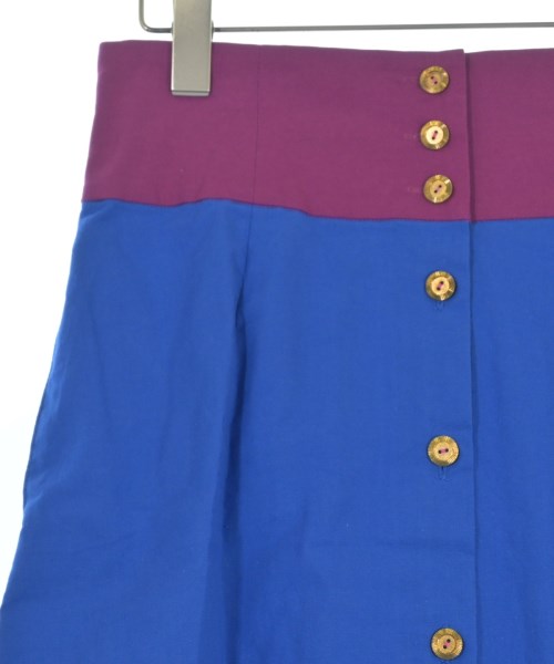 MUVEIL（ミュベール）ロング・マキシ丈スカート 青 サイズ:38(M位) レディース/2200644740012