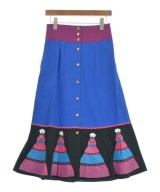 MUVEIL（ミュベール）ロング・マキシ丈スカート 青 サイズ:38(M位) レディース/2200644740012