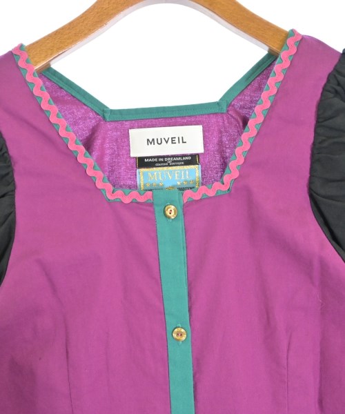 MUVEIL（ミュベール）ワンピース 紫 サイズ:36(S位) レディース/2200644742825