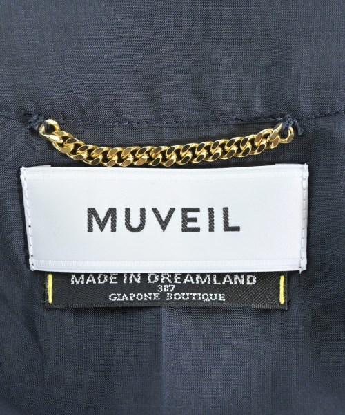MUVEIL（ミュベール）ブラウス 紺 サイズ:36(S位) レディース/2200644742832