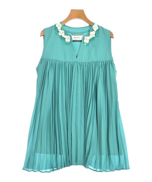 MUVEIL(ミュベール)ブラウス 緑 サイズ:40(M位)/2200644742856