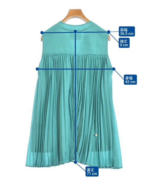 MUVEIL（ミュベール）ブラウス 緑 サイズ:40(M位) レディース/2200644742856