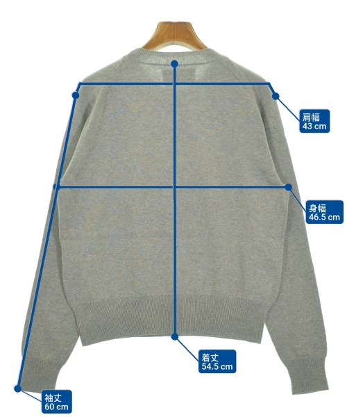 MUVEIL（ミュベール）ニット・セーター グレー サイズ:38(M位) レディース/2200644745413