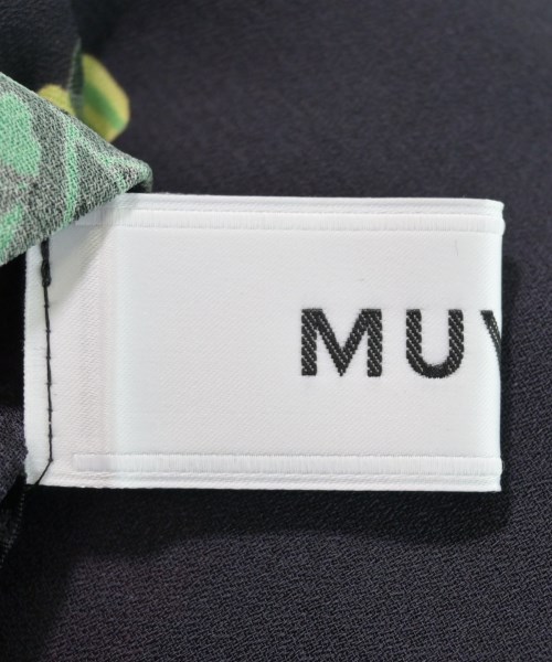 MUVEIL（ミュベール）ブラウス 紺 サイズ:36(S位) レディース/2200621666052