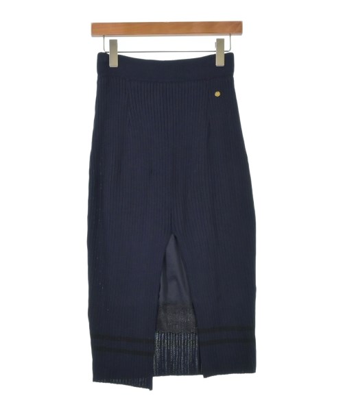 MUVEIL（ミュベール）ロング・マキシ丈スカート 紺 サイズ:36(S位) レディース/2200622346182