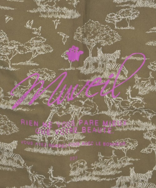 MUVEIL（ミュベール）トートバッグ カーキ サイズ:- レディース/2200623800126